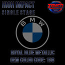 BMW Royal Blue Metallic | 198 | 1987-1990 | OEM High Impact Single Stage