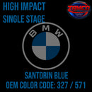 BMW Santorin Blue 