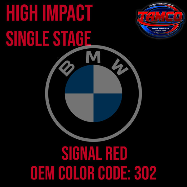 BMW Signal Red | 302 | 1955-1962 | OEM High Impact Series Single Stage