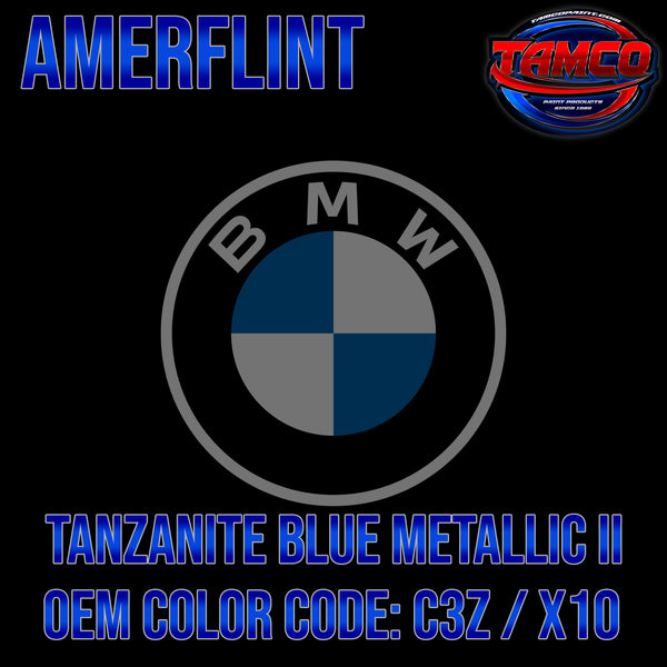 BMW Tanzanite Blue Metallic II | C3Z / X10 | 2019-2022 | OEM Amerflint II Series Single Stage