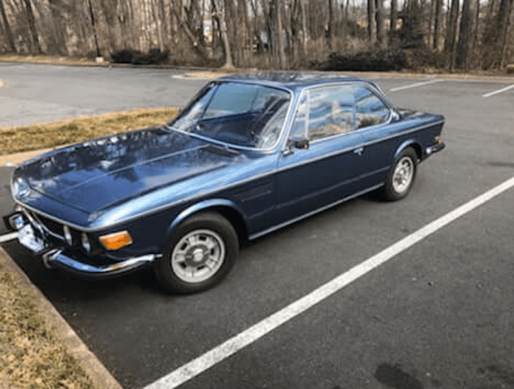 Tamco Paint Baikal Blue in 1974 BMW E9 