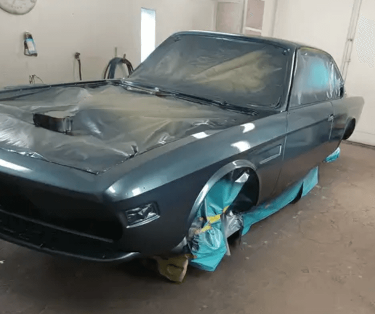 Tamco Paint Baikal Blue in 1974 BMW E9 