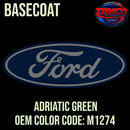 Tamco Paint Ford Adriatic Green code M1274 OEM Basecoat