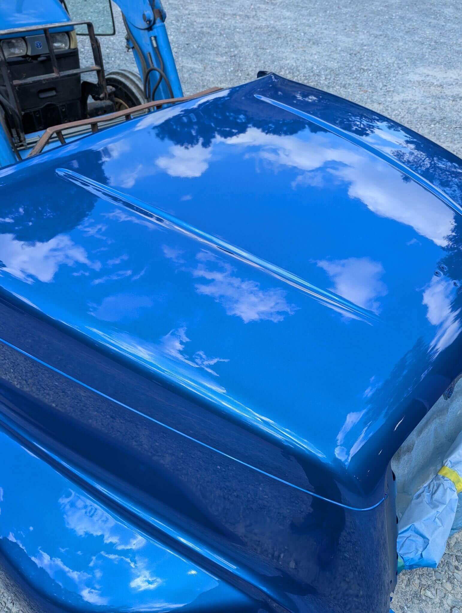 Tamco Paint Blazin Blue in 2000 Mack Vision Semi Truck