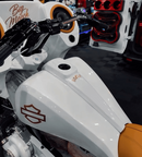 Tamco Paint Blizzard Of Ozz White Pearl on Harley-Davidson Bagger