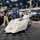 Tamco Paint Blizzard Of Ozz White Pearl on Harley-Davidson Bagger