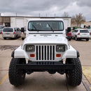 Tamco Paint Blizzard of Ozz White Pearl on Jeep Wrangler
