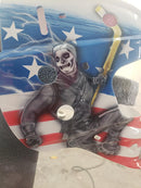 Tamco Paint Blizzard of Ozz White Pearl on Helmet