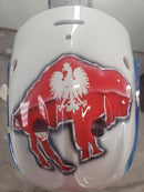 Tamco Paint Blizzard of Ozz White Pearl on Hockey Helmet