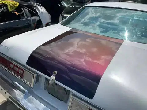 Tamco Paint Blizzard Of Ozz White Pearl in 1976 Chevrolet Malibu Classic