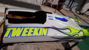 Tamco Paint Blue Nitrous on RC Catamaran Racing Boat Hull
