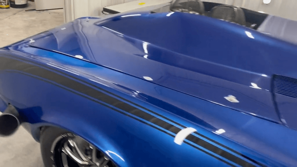 Tamco Paint Blue Nitrous on Chevrolet Camaro