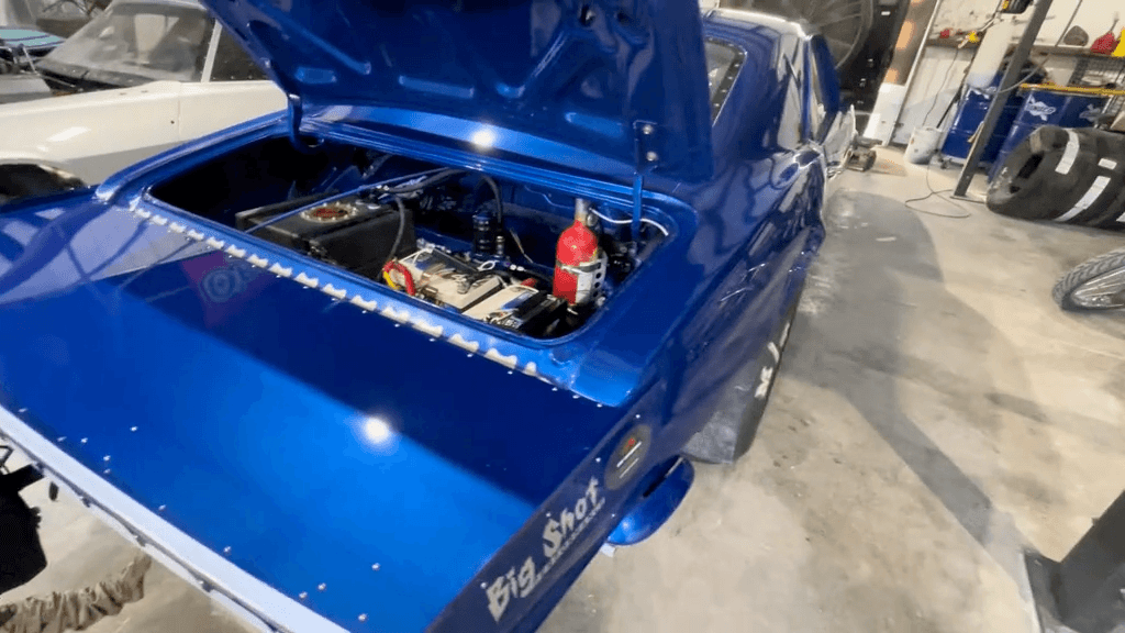 Tamco Paint Blue Nitrous on Chevrolet Camaro