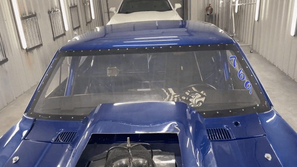 Tamco Paint Blue Nitrous on Chevrolet Camaro