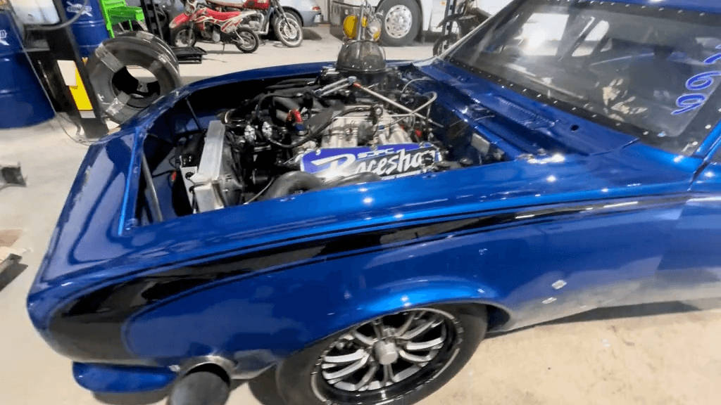 Tamco Paint Blue Nitrous on Chevrolet Camaro