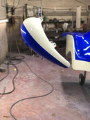 Tamco Paint Blue Nitrous on 1957 Chevy Trike