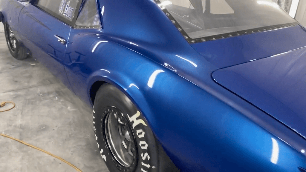 Tamco Paint Blue Nitrous on Chevrolet Camaro