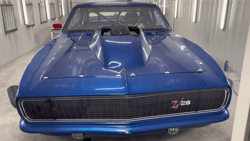 Tamco Paint Blue Nitrous on Chevrolet Camaro