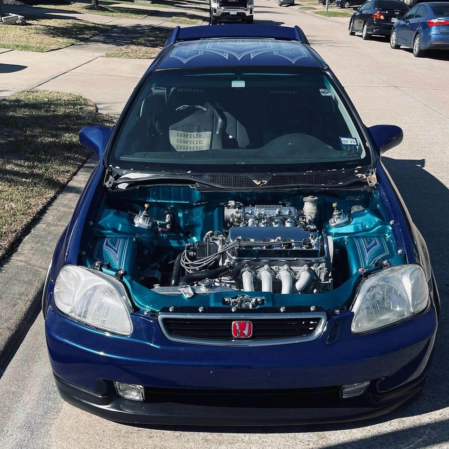 Tamco Paint Bluetiful in Honda Civic