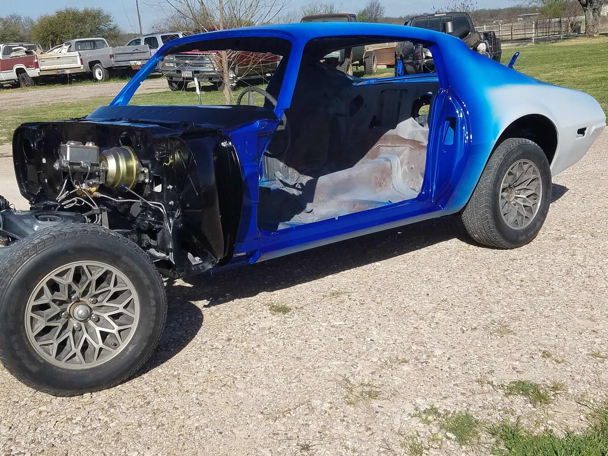 Tamco Paint Bluetiful on 1973 Pontiac Firebird