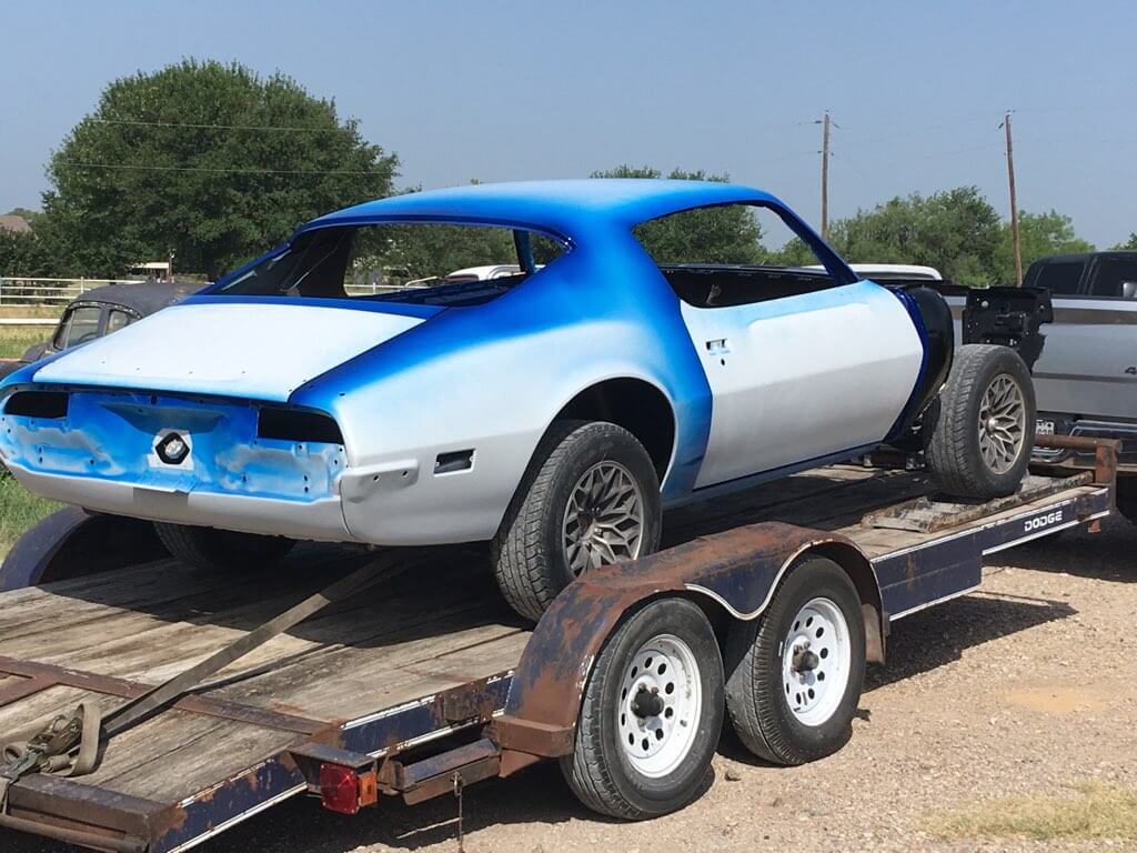 Tamco Paint Bluetiful on 1973 Pontiac Firebird