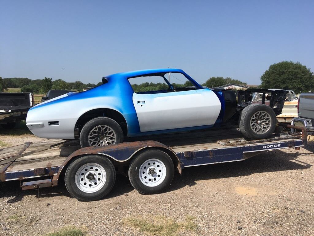 Tamco Paint Bluetiful on 1973 Pontiac Firebird