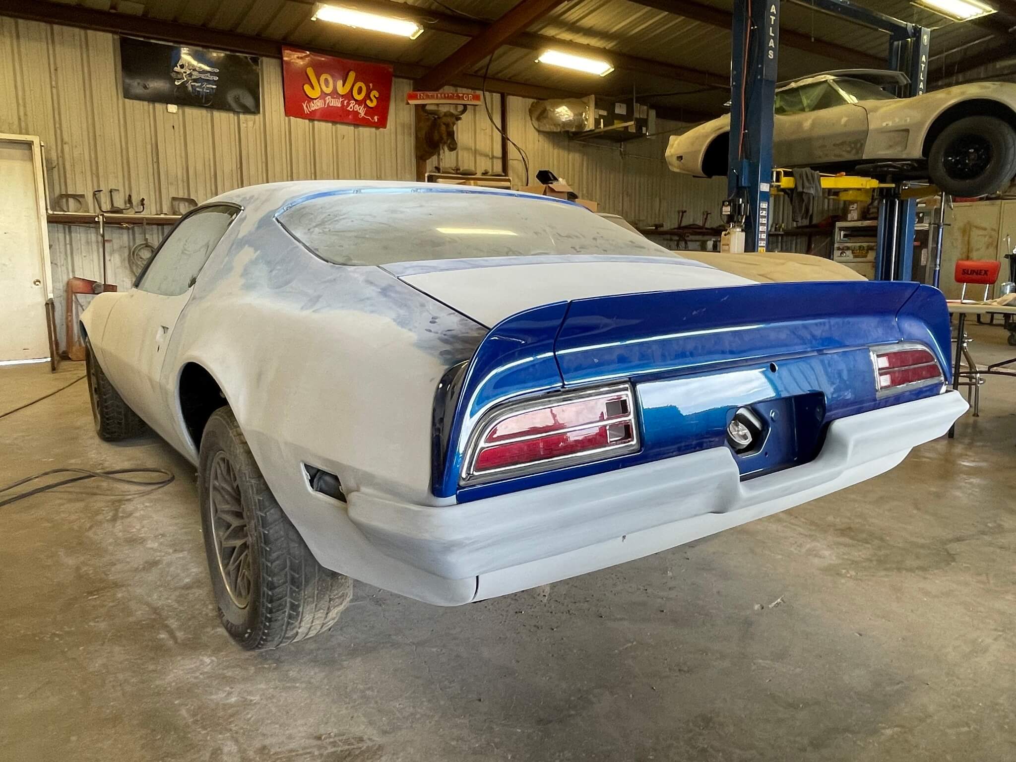 Tamco Paint Bluetiful on 1973 Pontiac Firebird