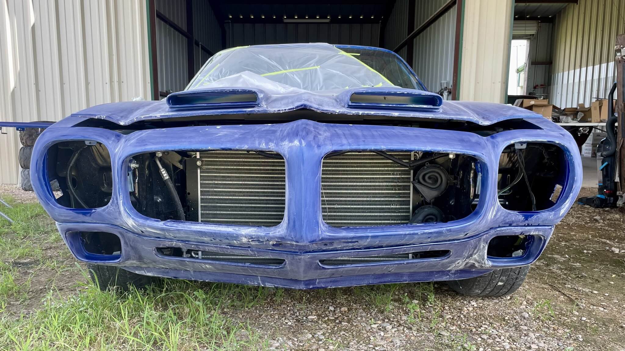 Tamco Paint Bluetiful on 1973 Pontiac Firebird