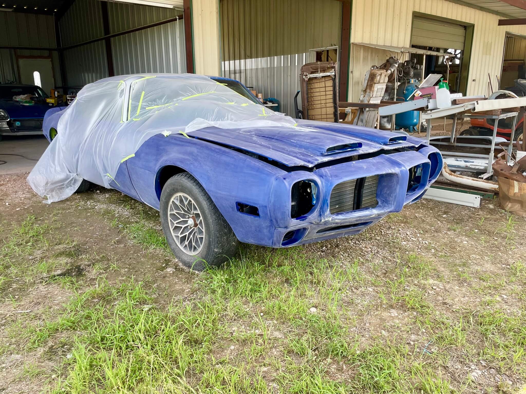 Tamco Paint Bluetiful on 1973 Pontiac Firebird