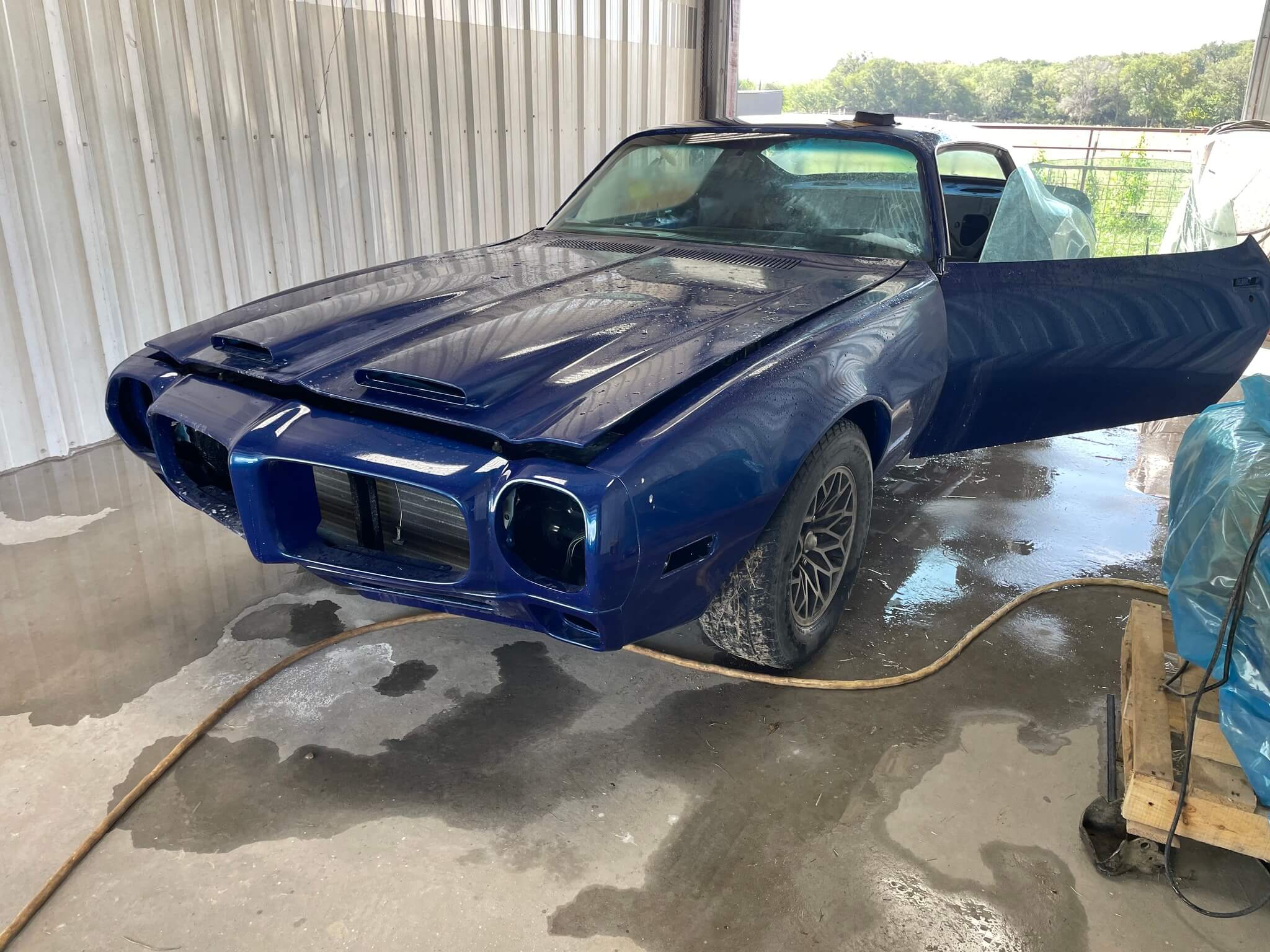 Tamco Paint Bluetiful on 1973 Pontiac Firebird