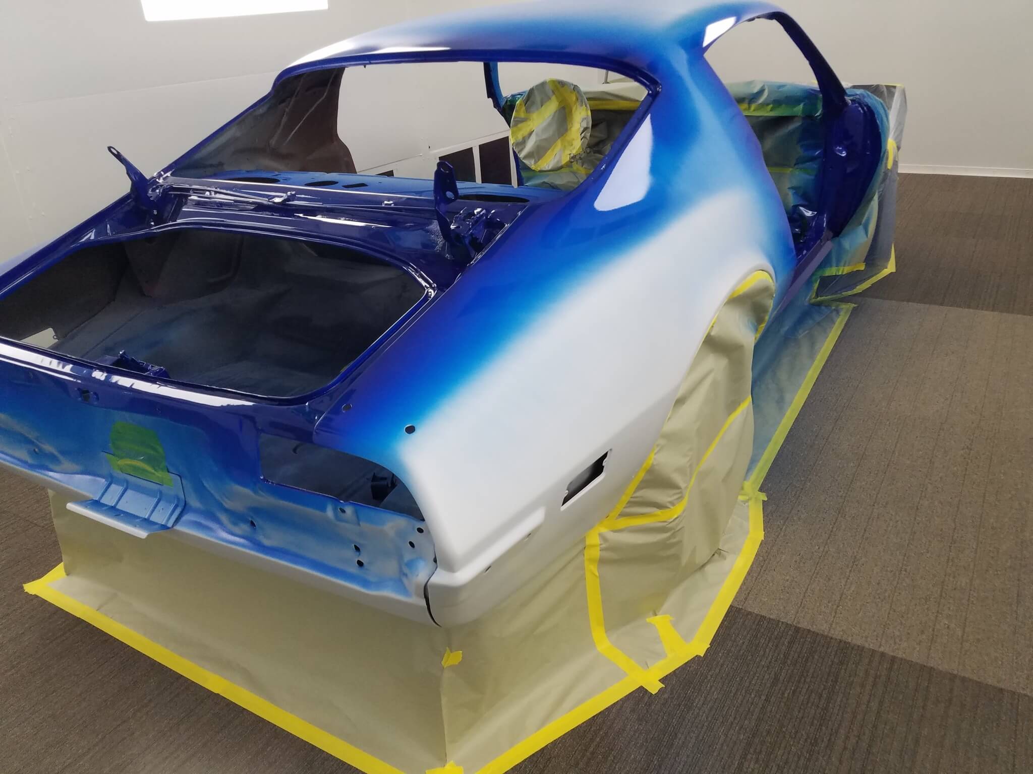 Tamco Paint Bluetiful on 1973 Pontiac Firebird