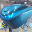 Tamco Paint Bluetooth Pearl on Motorcycle Gas Tank