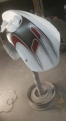 Tamco Paint Bright White Basecoat on Harley-Davidson Road Glide