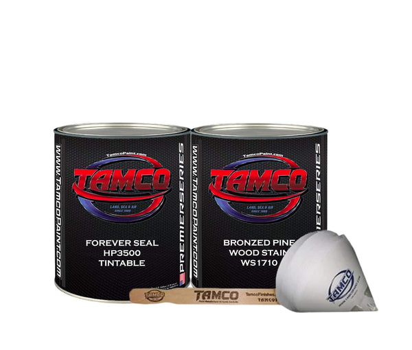 Tamco Paint Bronzed Pine Wood Stain Quart without Tamco Cleaners