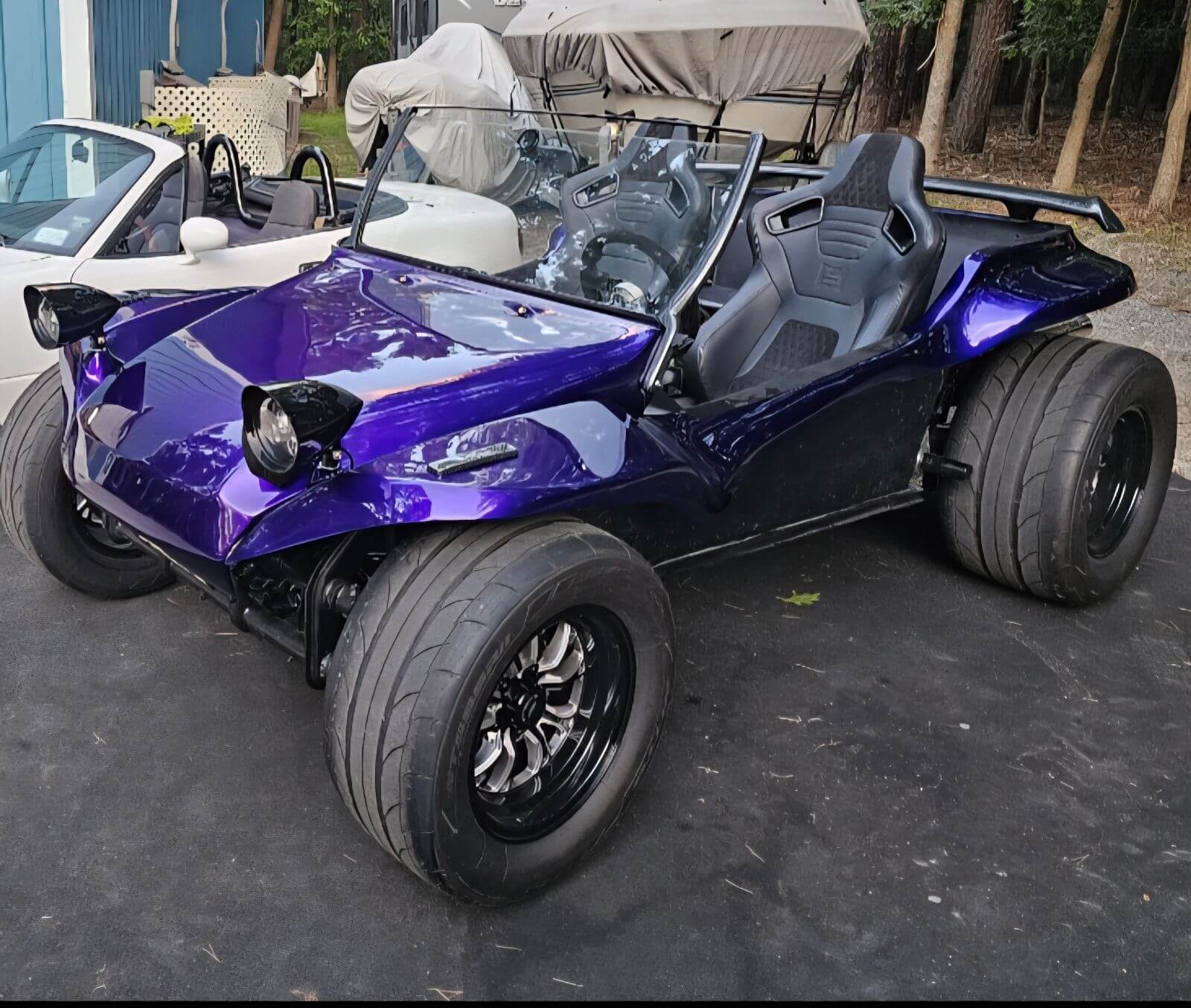 Tamco Paint Burplicious Candy Pearl Basecoat on Volkswagen Buggy