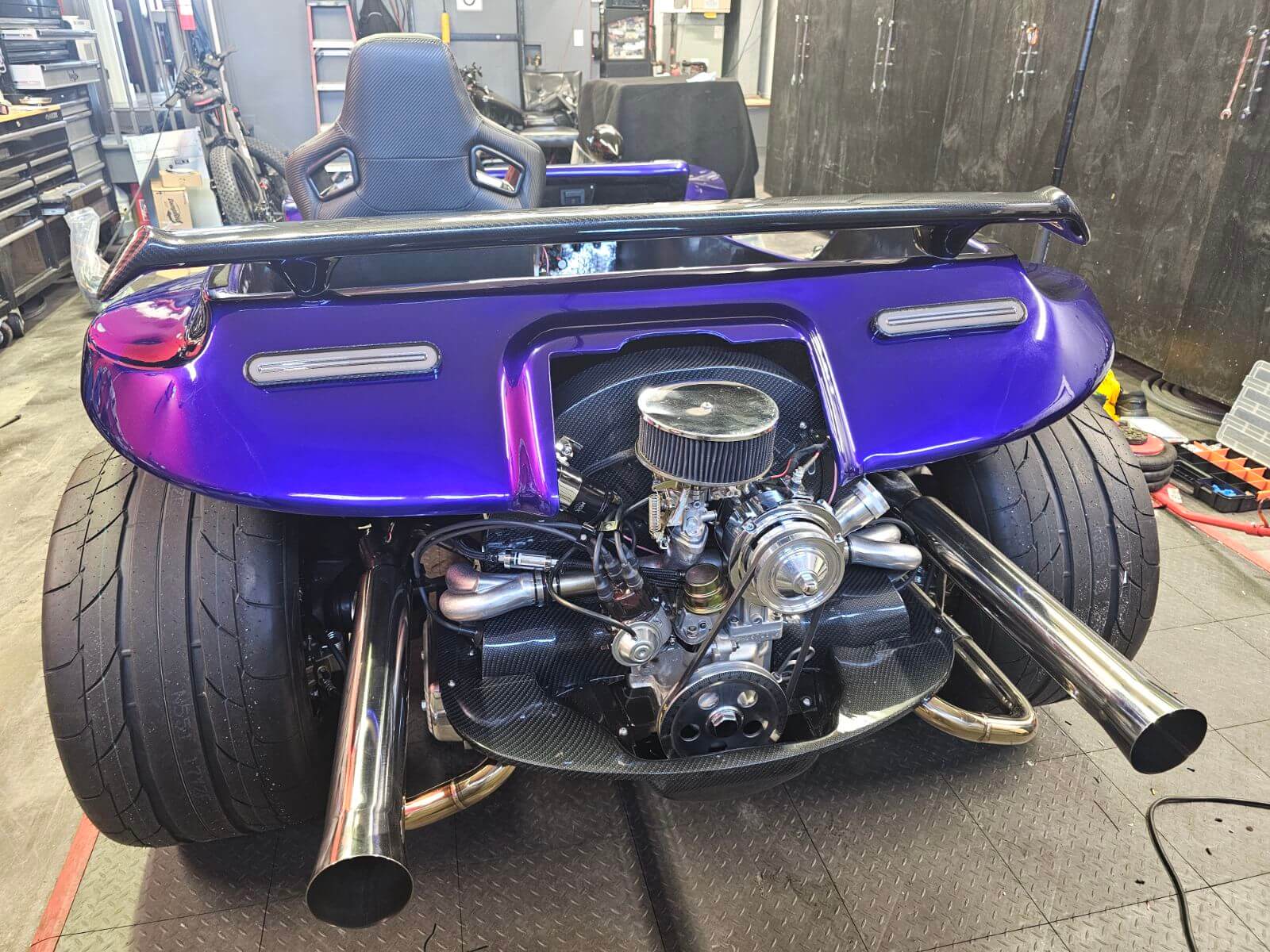Tamco Paint Burplicious Candy Pearl Basecoat on Volkswagen Buggy