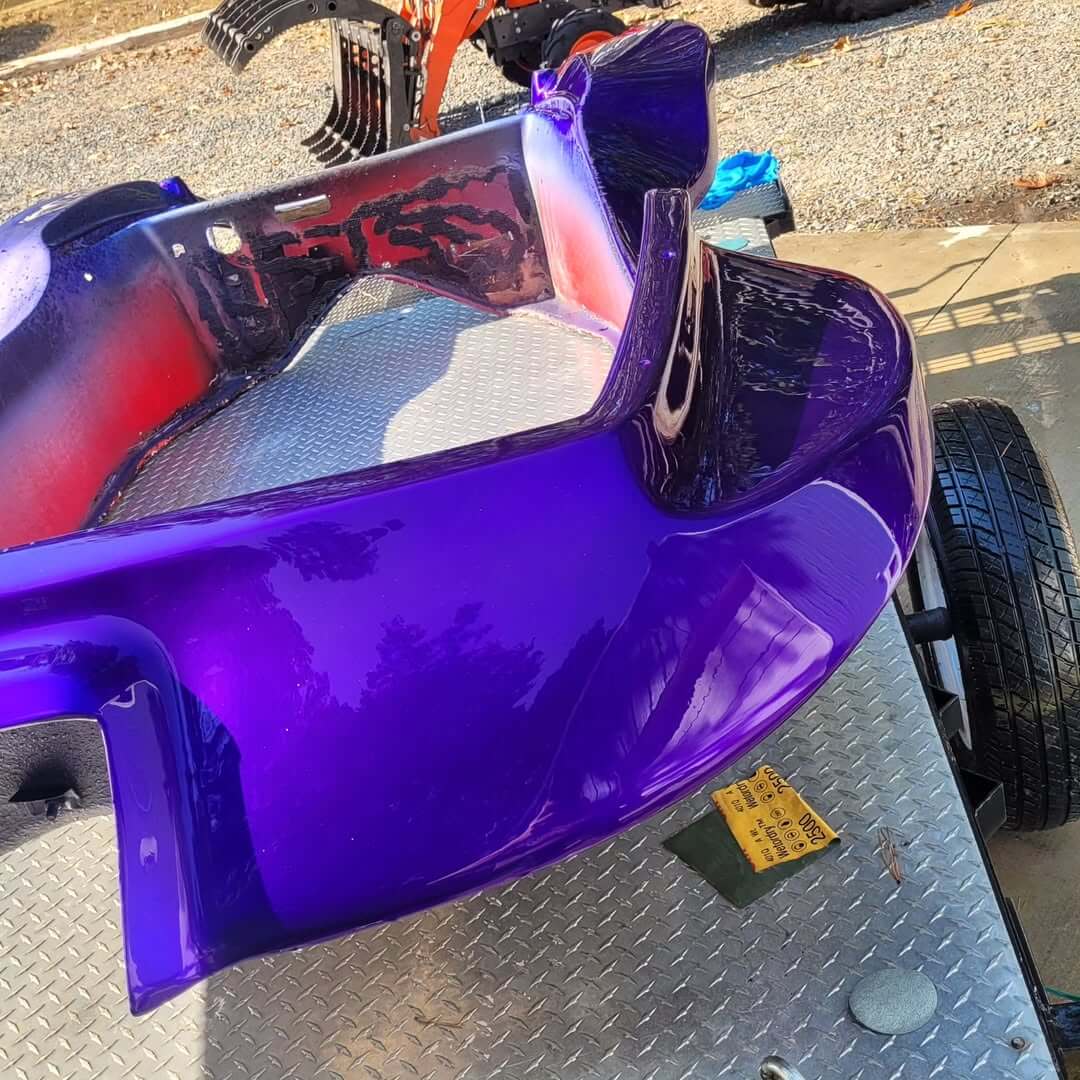Tamco Paint Burplicious Candy Pearl Basecoat on Volkswagen Buggy