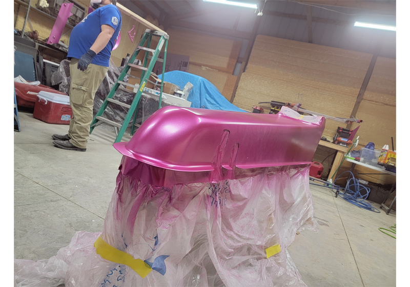 Tamco Paint Metal Part You Can't Sit With Us Pink