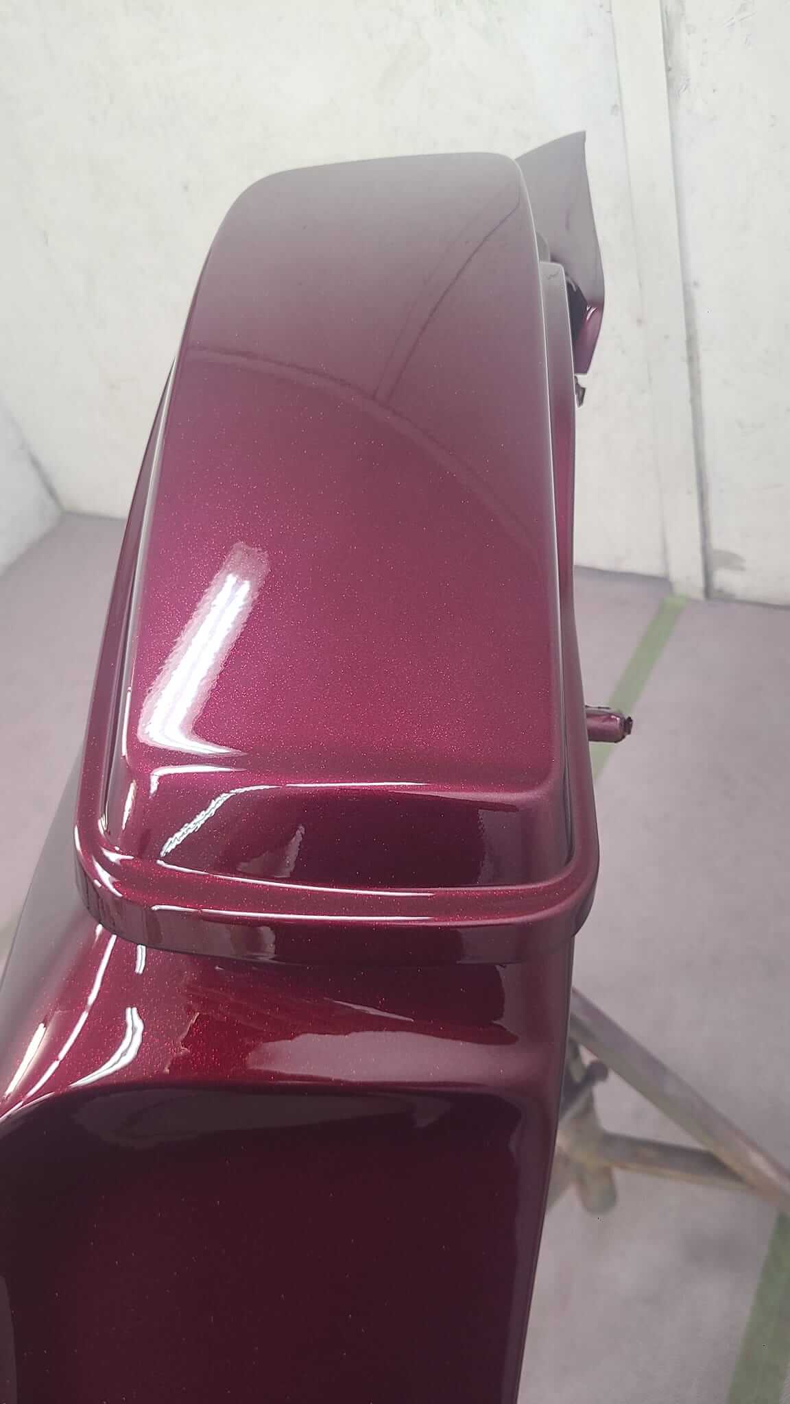 Tamco Paint Cabernet Candy Concentrate on Motorcycle Parts
