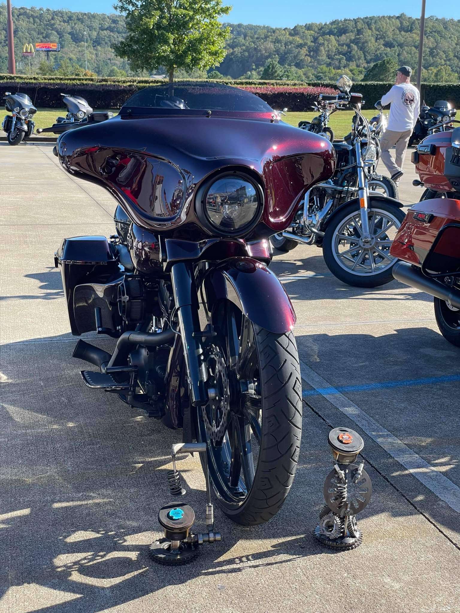 Custom Candies Cabernet - Candy Pearl Basecoat Motorcyle