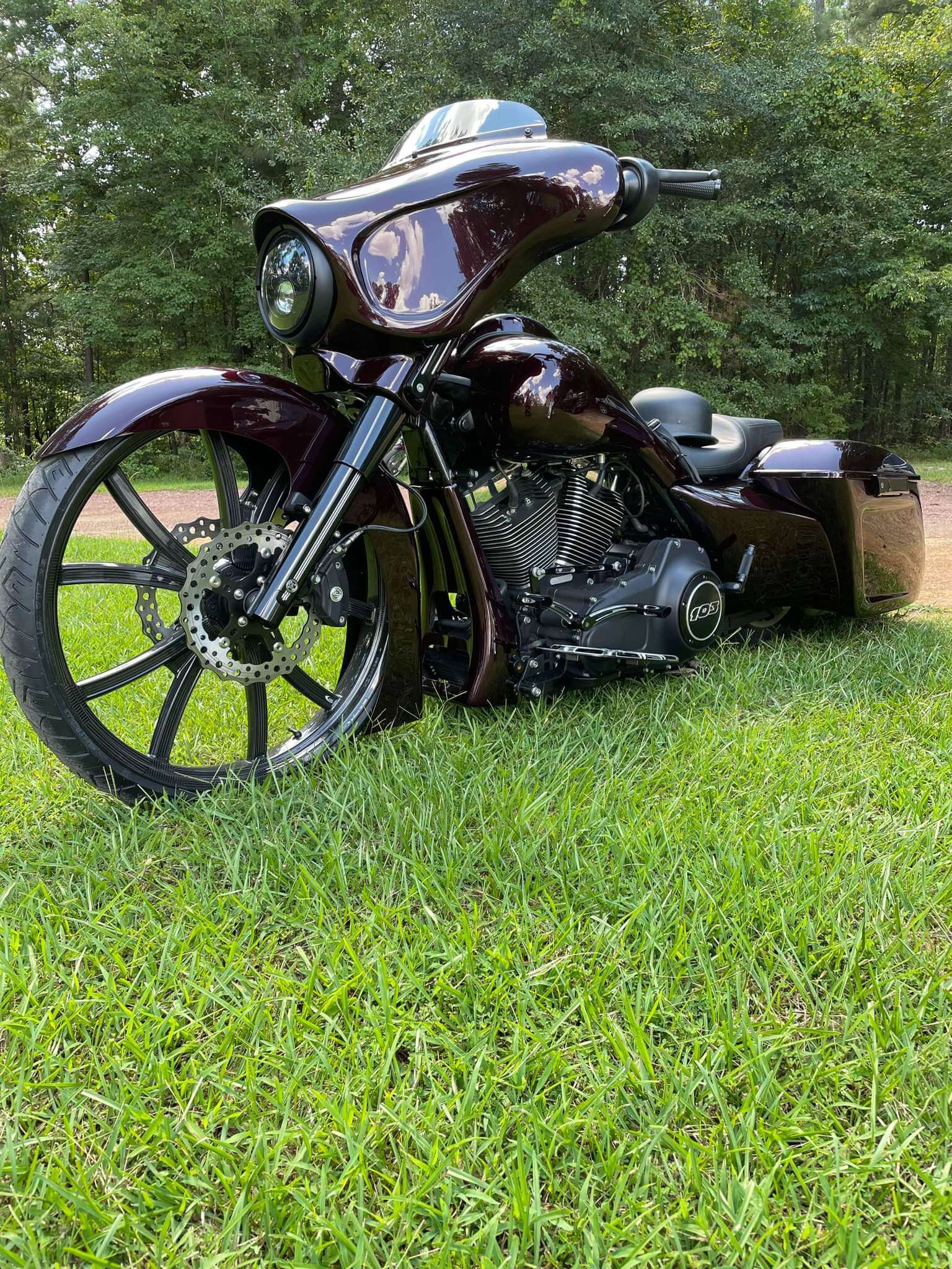Custom Candies Cabernet - Candy Pearl Basecoat Motorcyle