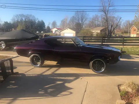 Tamco Paint Cabernet Candy Pearl Basecoat in 1968 Chevrolet Chevelle
