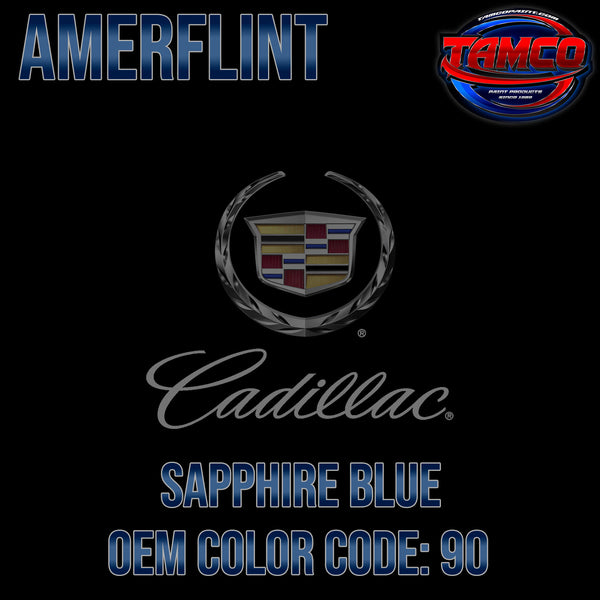 Cadillac Sapphire Blue OEM Color Amerflint Single Stage