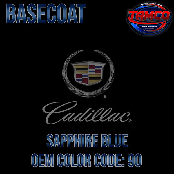 Cadillac Sapphire Blue OEM Color Basecoat