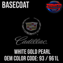 Tamco Paint White Gold Pearl OEM Color Code: 93 / 961L Tri-Stage Basecoat