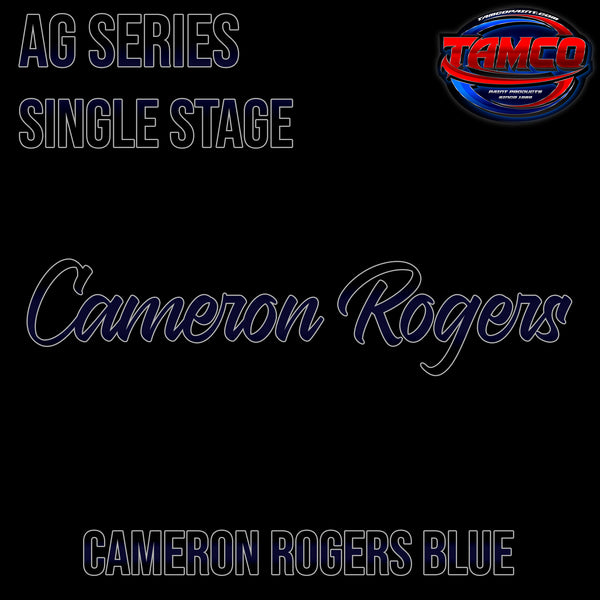 Cameron Rogers Blue | Customer Color AG Series Single Stage