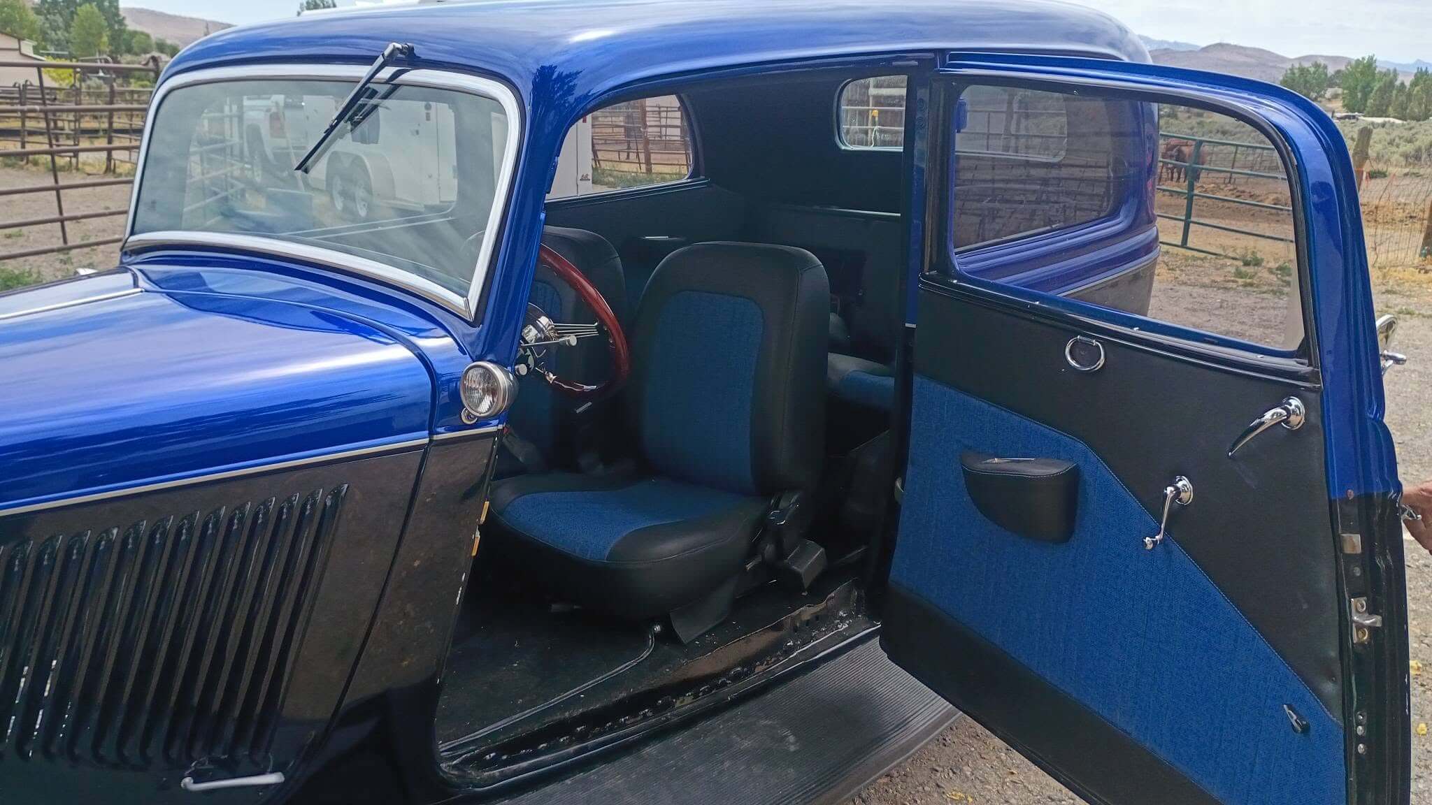 Tamco Paint Candy Pearls and Murdered Out Black 2.0 on 1934 Ford Sedan