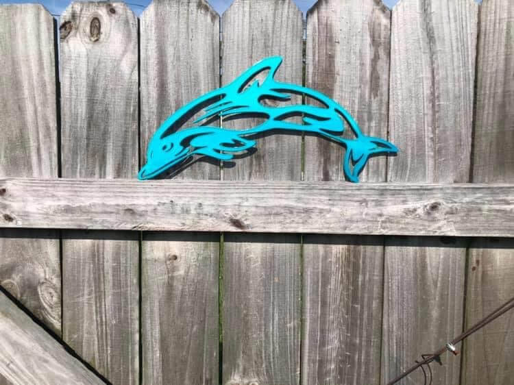 Tamco Paint Caribbean Current Pearl on dolphin design