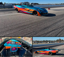 Tamco Paint Caribbean Current Pearl on Corvette JR Dragster