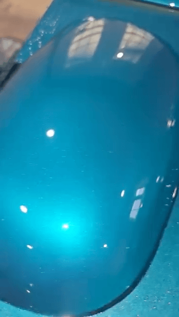 Tamco Paint Caribbean Current Pearl on Car Parts